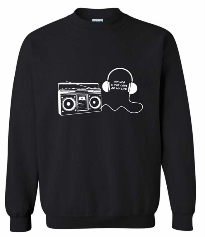 BOOMBOX & HEADPHONES Sweatshirt